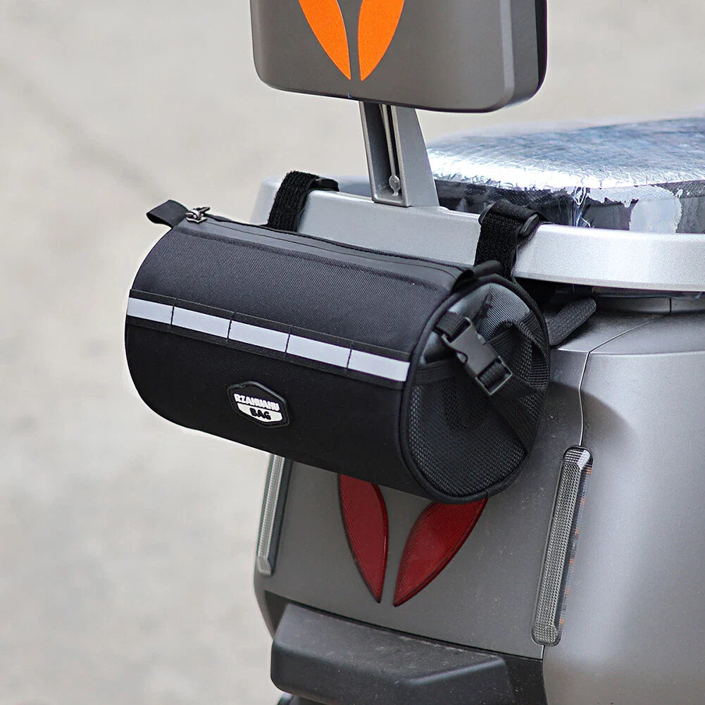 Bike Handlebar Bag ⎜ Compact Frame Bag with Large Capacity and Reflective Strip