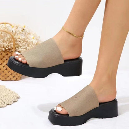 Fashionable Platform Loafers for Women ⎜ Comfortable Wedges with a Leopard Pattern for Versatile Outfits