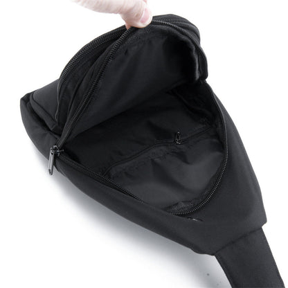 Shoulder Bag for Men ⎜ Compact Crossbody Bag with Zip and Adjustable Shoulder Strap