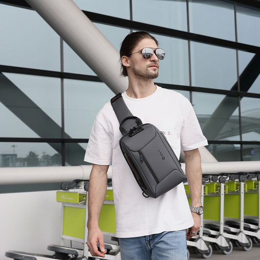 Modern Shoulder Bag for Men ⎜ Lightweight Crossbody Bag in a Sporty Design for Everyday Use