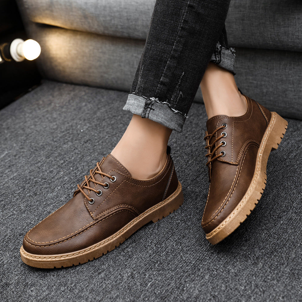 Men's Lace - Up Shoes ⎜ Robust Leather Shoes in a Casual Style for Leisure and Everyday Wear