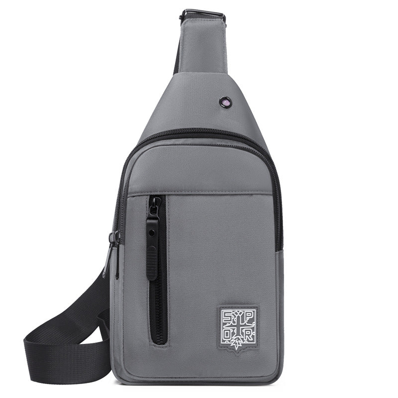 Shoulder Bag for Men ⎜ Compact Crossbody Bag with Zip and Adjustable Shoulder Strap