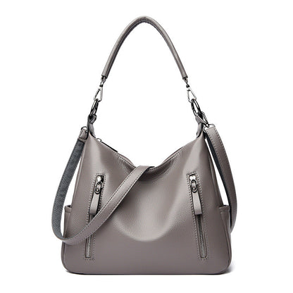 Fashionable Shoulder Bag for Women ⎜ Classic Handle Bag with Practical Zip Compartments