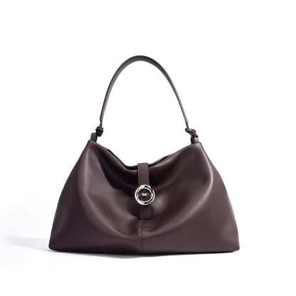 Large Shoulder Bag for Women ⎜ Stylish Shoulder Bag with an Elegant Design and Practical Ring Fastening