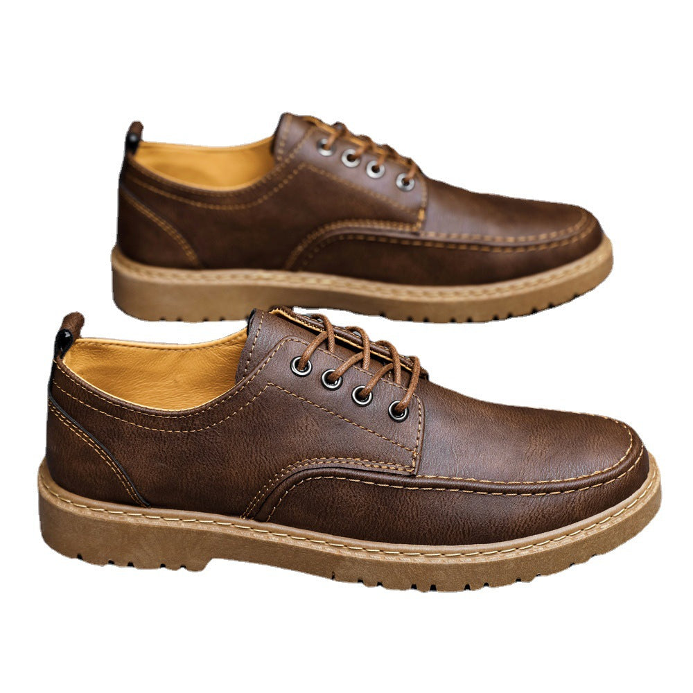 Men's Lace - Up Shoes ⎜ Robust Leather Shoes in a Casual Style for Leisure and Everyday Wear
