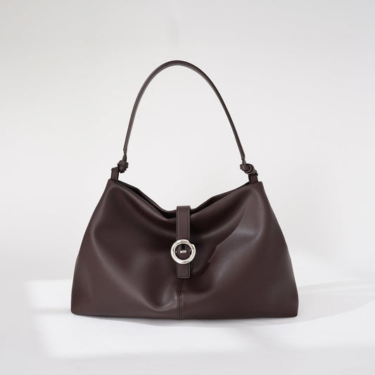 Large Shoulder Bag for Women ⎜ Stylish Shoulder Bag with an Elegant Design and Practical Ring Fastening
