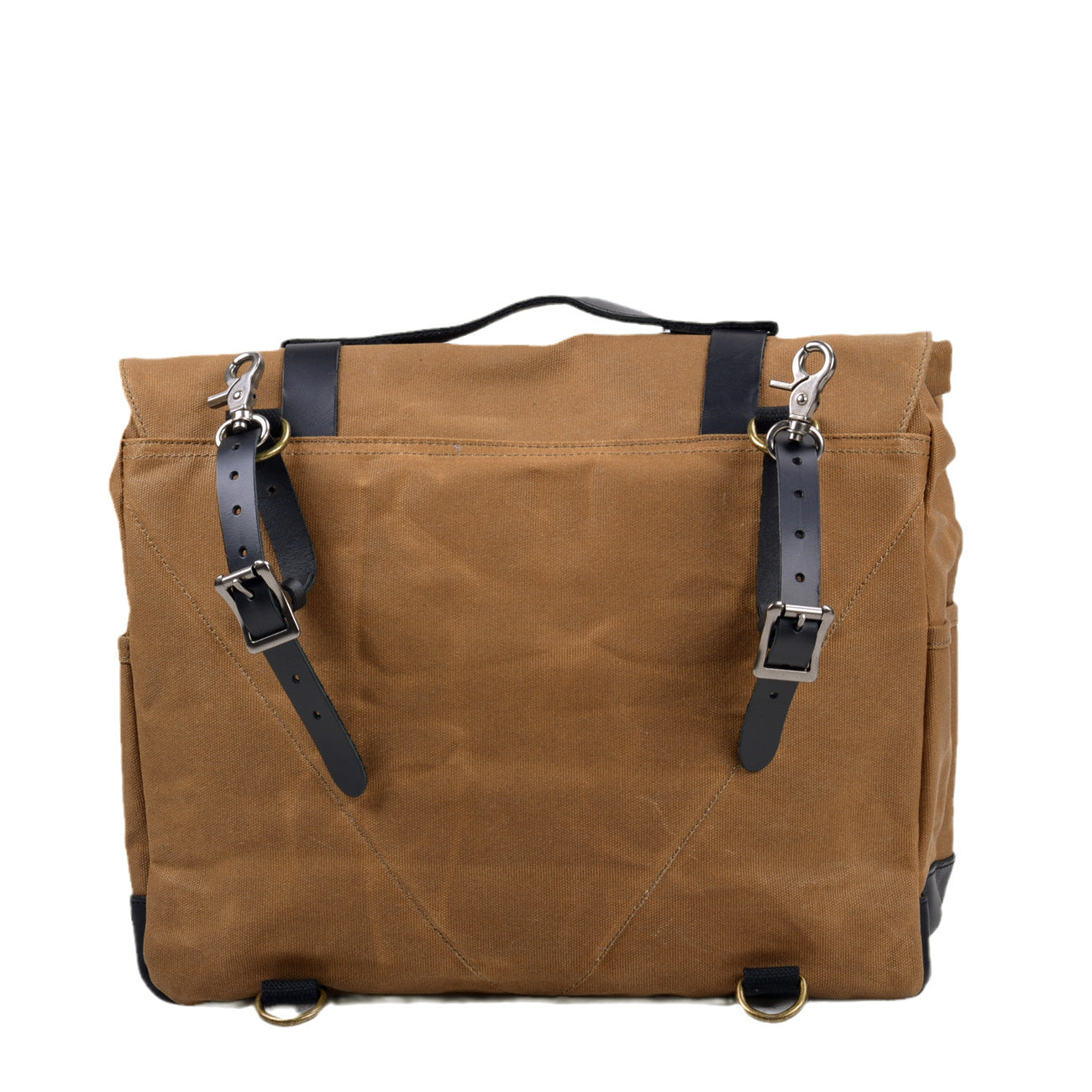 Canvas Motorbike Bag ⎜ Waterproof Retro Bag with Strap Fastening and Large Storage Space
