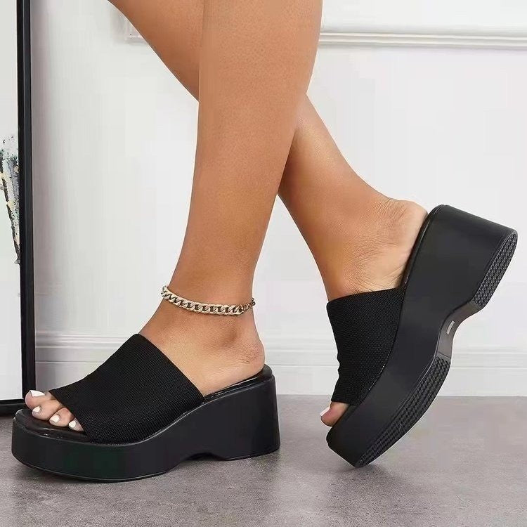 Fashionable Platform Loafers for Women ⎜ Comfortable Wedges with a Leopard Pattern for Versatile Outfits