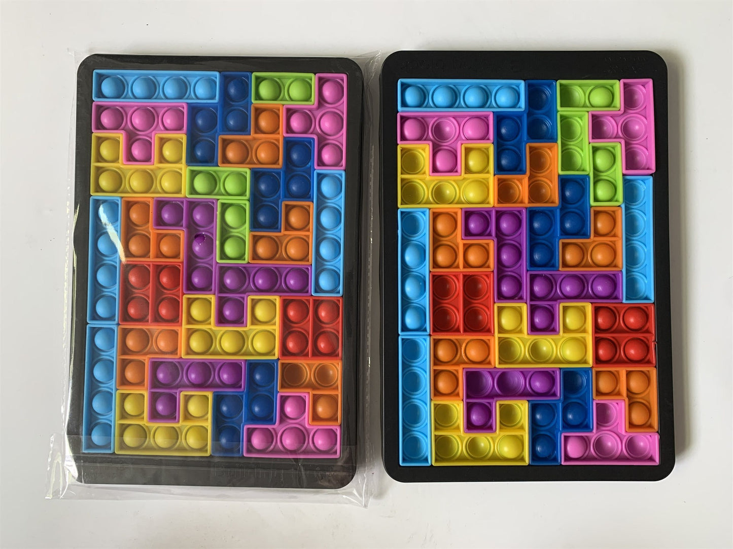 Colourful Tetris children's game