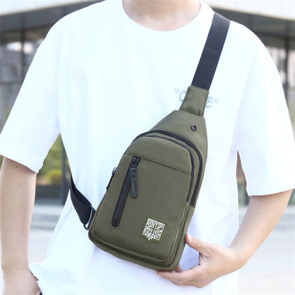 Shoulder Bag for Men ⎜ Compact Crossbody Bag with Zip and Adjustable Shoulder Strap