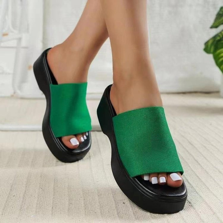 Fashionable Platform Loafers for Women ⎜ Comfortable Wedges with a Leopard Pattern for Versatile Outfits