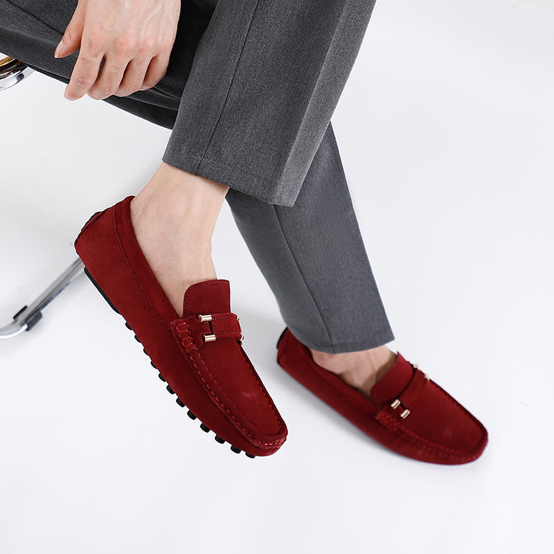 Men's Moccasins ⎜ Elegant Slip - on Shoes with a Fashionable Design for Leisure and Everyday Wear