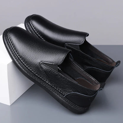 Men's Slip - on Shoes ⎜ Comfortable Leather Shoes in a Modern Design for Everyday Wear