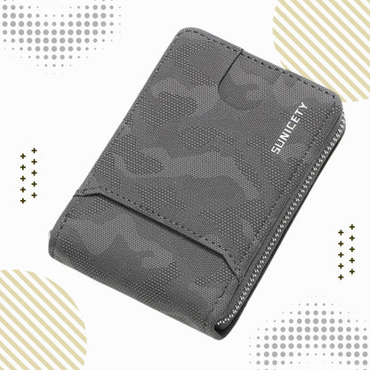 Men's Wallet with Zip ⎜ Compact Camouflage Wallet with Plenty of Storage Space