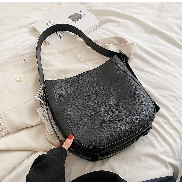 Crossbody Bucket Bag for Women ⎜ Simple Design with Adjustable Shoulder Strap and Practical Interior