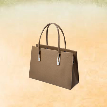Large Leather Shopper Bag for Women ⎜ Spacious Companion with an Elegant Look and Practical Carrying Handles