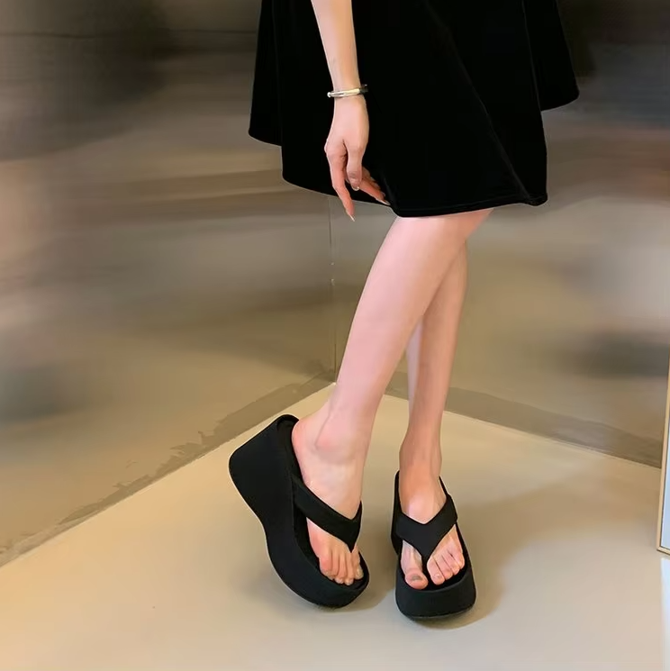 Wedge Sandals for Women ⎜ Comfortable Shoes with a High Heel and Trendy Design for Summer and Everyday Wear