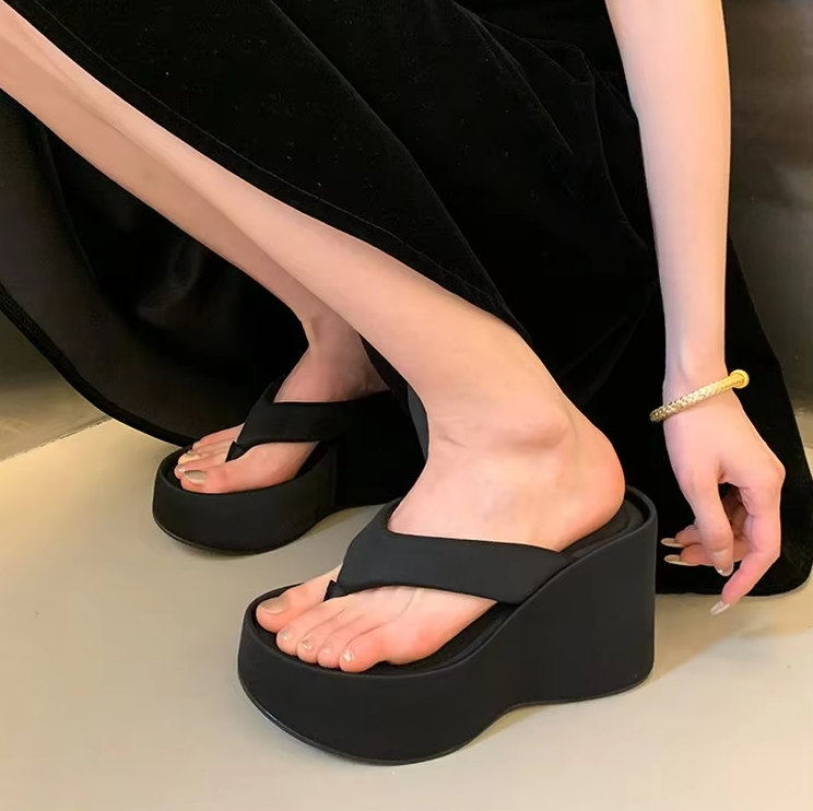 Wedge Sandals for Women ⎜ Comfortable Shoes with a High Heel and Trendy Design for Summer and Everyday Wear