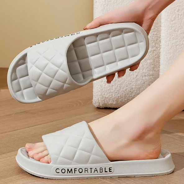 Men's Slippers for Summer ⎜ Comfortable Bathing Shoes with Soft , Non - Slip Sole Design