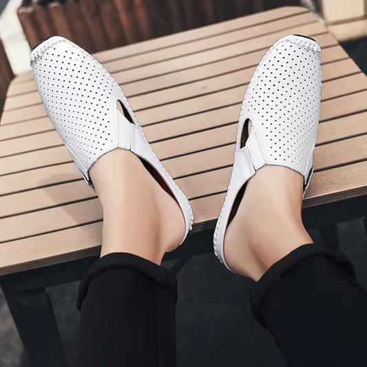 Men's Slip - on Shoes ⎜ Breathable and Stylish Low Shoes for Summer
