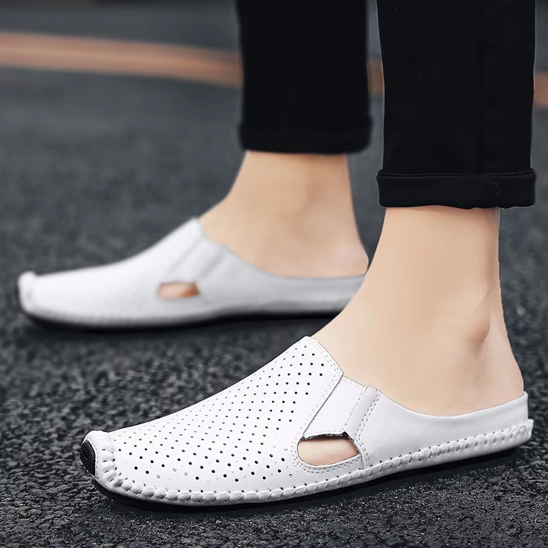 Men's Slip - on Shoes ⎜ Breathable and Stylish Low Shoes for Summer
