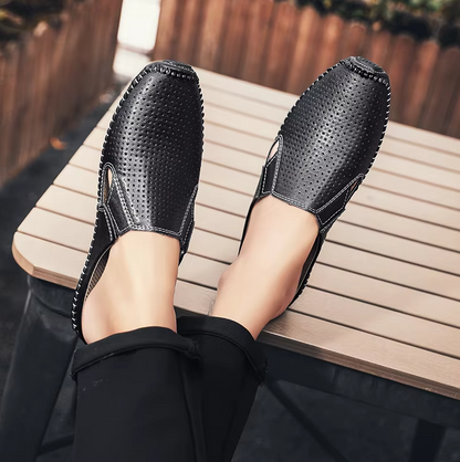 Men's Slip - on Shoes ⎜ Breathable and Stylish Low Shoes for Summer