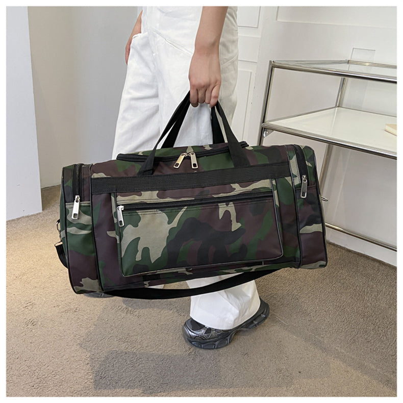 Multifunctional Travel Bag ⎜ Large Capacity in a Modern Camouflage Design with Practical Compartments