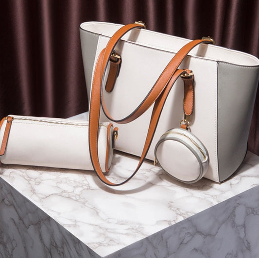 Three - in - One Handbag ⎜ Stylish Bag with Plenty of Storage Space and Accessories