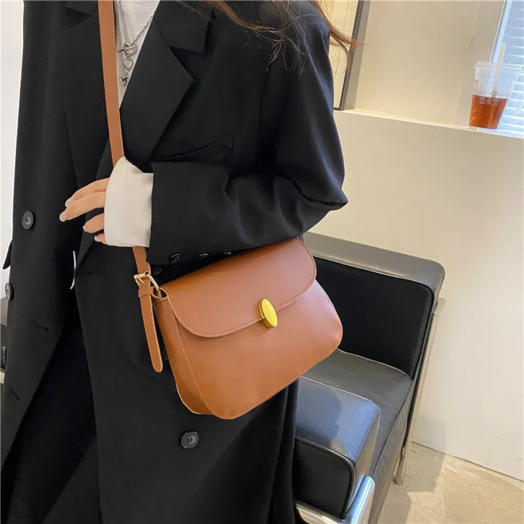 Shoulder Bag for Women ⎜ Elegant Retro - Style Bag with Practical Fastening