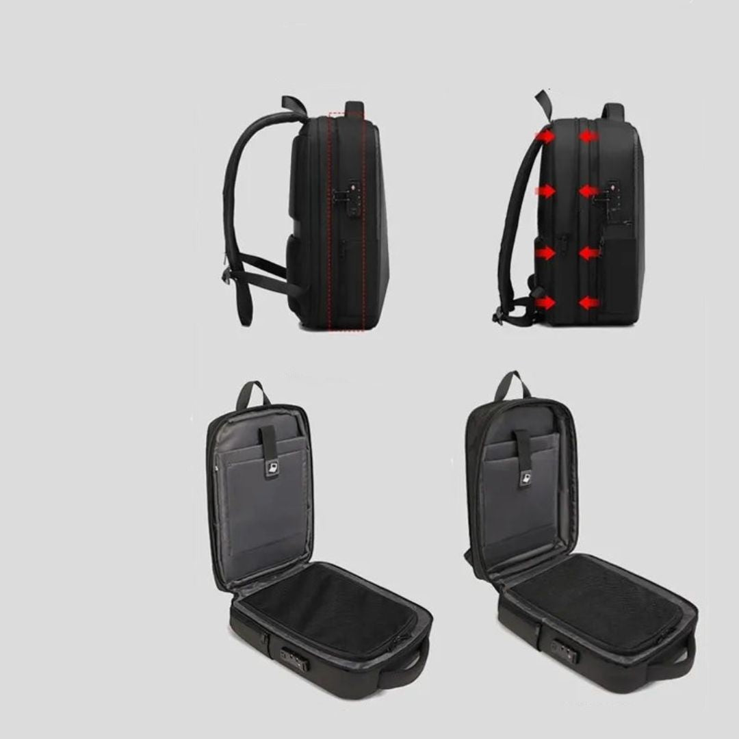 Business Backpack for Men ⎜ Safe and Modern Backpack with Protection for Work and Travelling