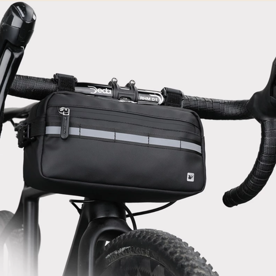 Bike Handlebar Bag with Shoulder Strap ⎜ Versatile Front Bag for Everyday Use , Leisure and Bike Tours