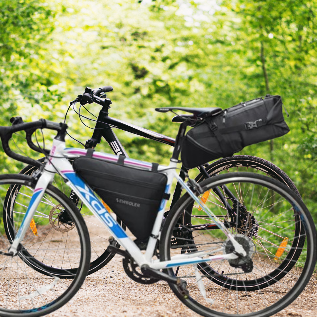 Triangular Bike Frame Bag ⎜ Large Capacity with Secure Velcro Fastener and Water - Repellent Material