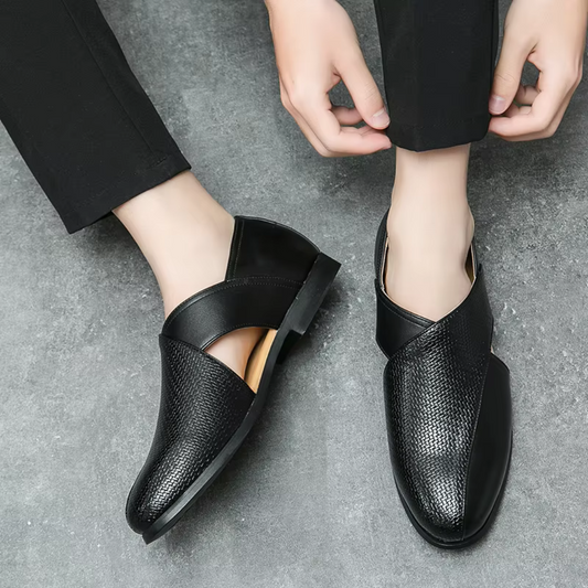 Men's Sandals ⎜ Fashionable Leather Shoes with a Breathable Design for Summer