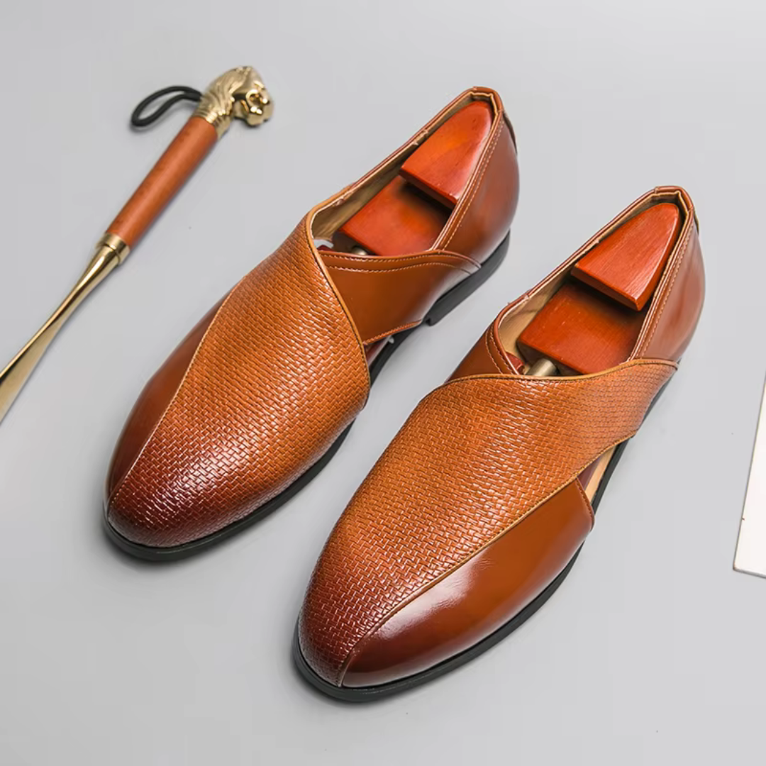 Men's Sandals ⎜ Fashionable Leather Shoes with a Breathable Design for Summer