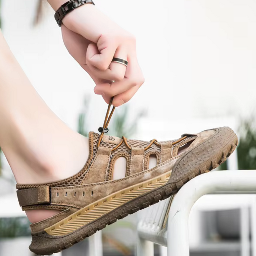 Men's Sandals ⎜ Comfortable Roman Sandals with Non - Slip Sole for Summer