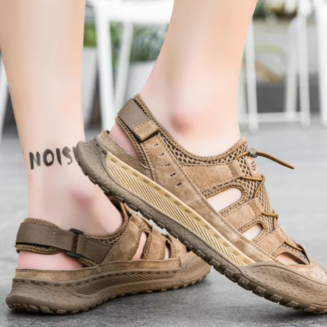 Men's Sandals ⎜ Comfortable Roman Sandals with Non - Slip Sole for Summer