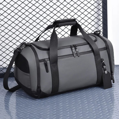 Travel Bag for Men ⎜ Large Capacity with Separate Compartment for Wet and Dry Items