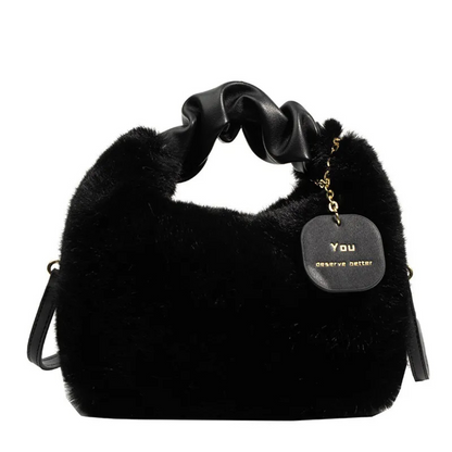 Plush Bag for Women ⎜ Cosy Winter Tote Bag
