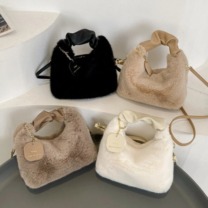 Plush Bag for Women ⎜ Cosy Winter Tote Bag