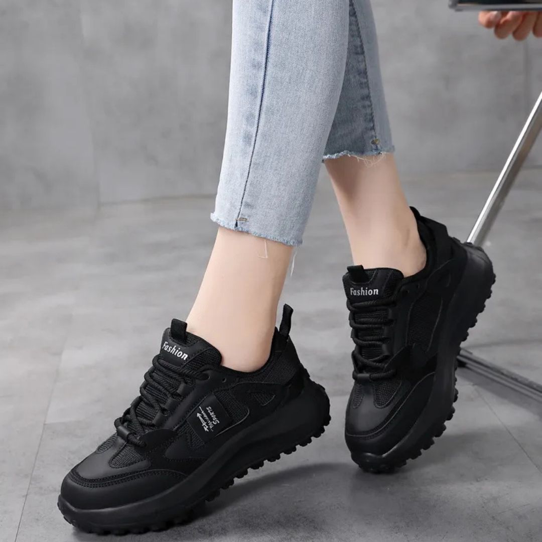 Women's Platform Trainers ⎜ Comfortable Shoes with a Sporty Design for Everyday Wear and Comfort