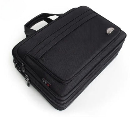 Laptop Bag for Men ⎜ Waterproof Oxford Briefcase with Plenty of Storage Space and Robust Workmanship