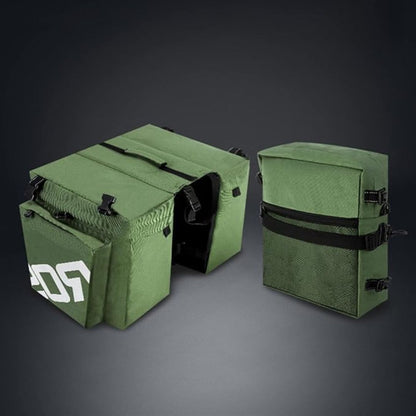 Bike Pannier for Pannier Rack ⎜ Waterproof Double Pannier with Large Capacity and Reflective Design