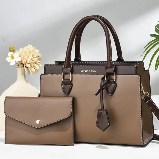 Large Handbag with Contrasting Colours ⎜ Minimalist Design and Plenty of Storage Space