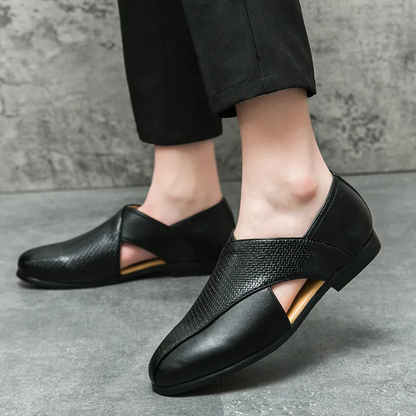 Men's Sandals ⎜ Fashionable Leather Shoes with a Breathable Design for Summer