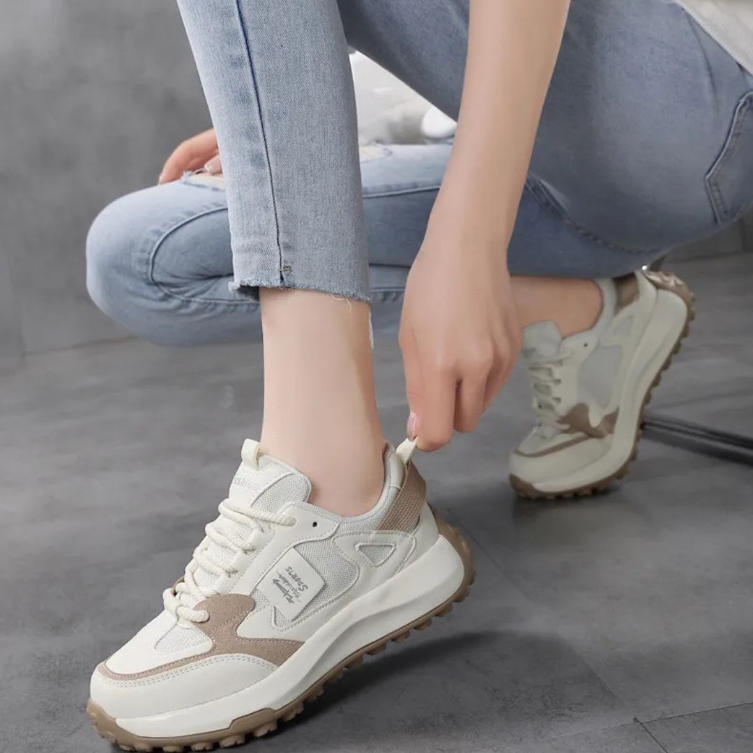 Women's Platform Trainers ⎜ Comfortable Shoes with a Sporty Design for Everyday Wear and Comfort