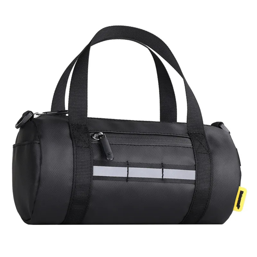 Bike Handlebar Bag ⎜ Versatile Front Bag with Carrying Handle and Reflective Safety Strip