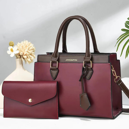Large Handbag with Contrasting Colours ⎜ Minimalist Design and Plenty of Storage Space