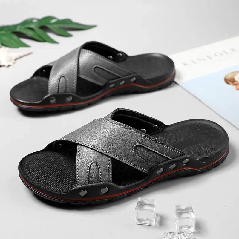 Men's Sandals ⎜ Comfortable Outdoor Shoes with Adjustable Strap for Summer