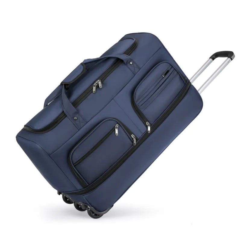Travel Bag with Wheels ⎜ Large Capacity and Multifunctional Design for Flexible Storage Space