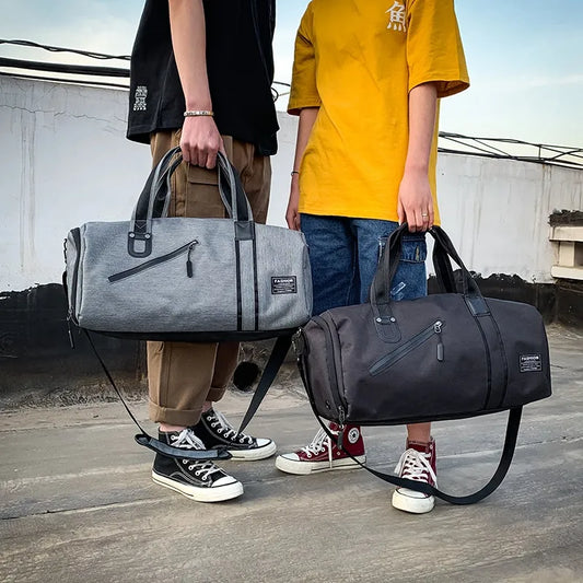 Sports Bag for Men and Women ⎜ Water - Repellent Training Bag with Wet Compartment and Shoulder Strap